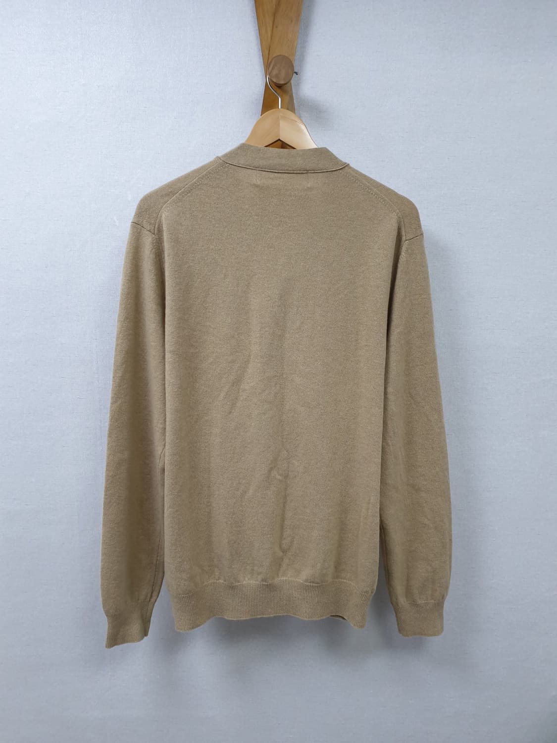 [xl/105/23년] 꼼데가르송 블랙와펜 가디건 카멜 상품이미지8