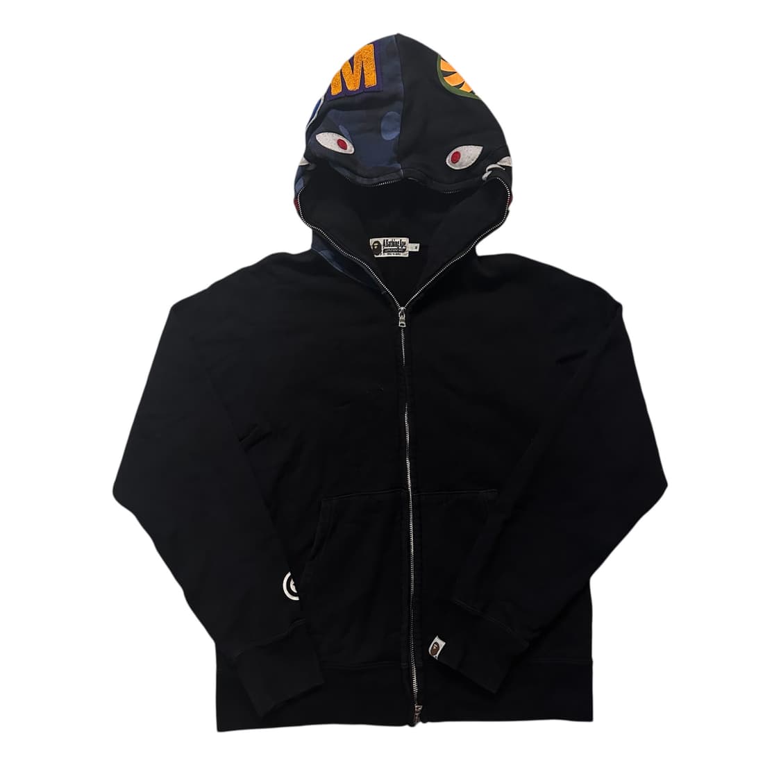 베이프(BAPE) 반카모 청계 샤크 후드 집업 상품이미지1