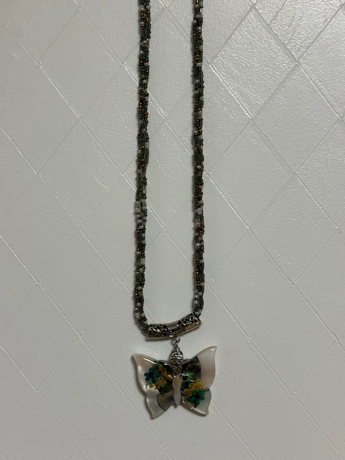 오리엔탈 빈티지 칠보 나비 목걸이 상품이미지3