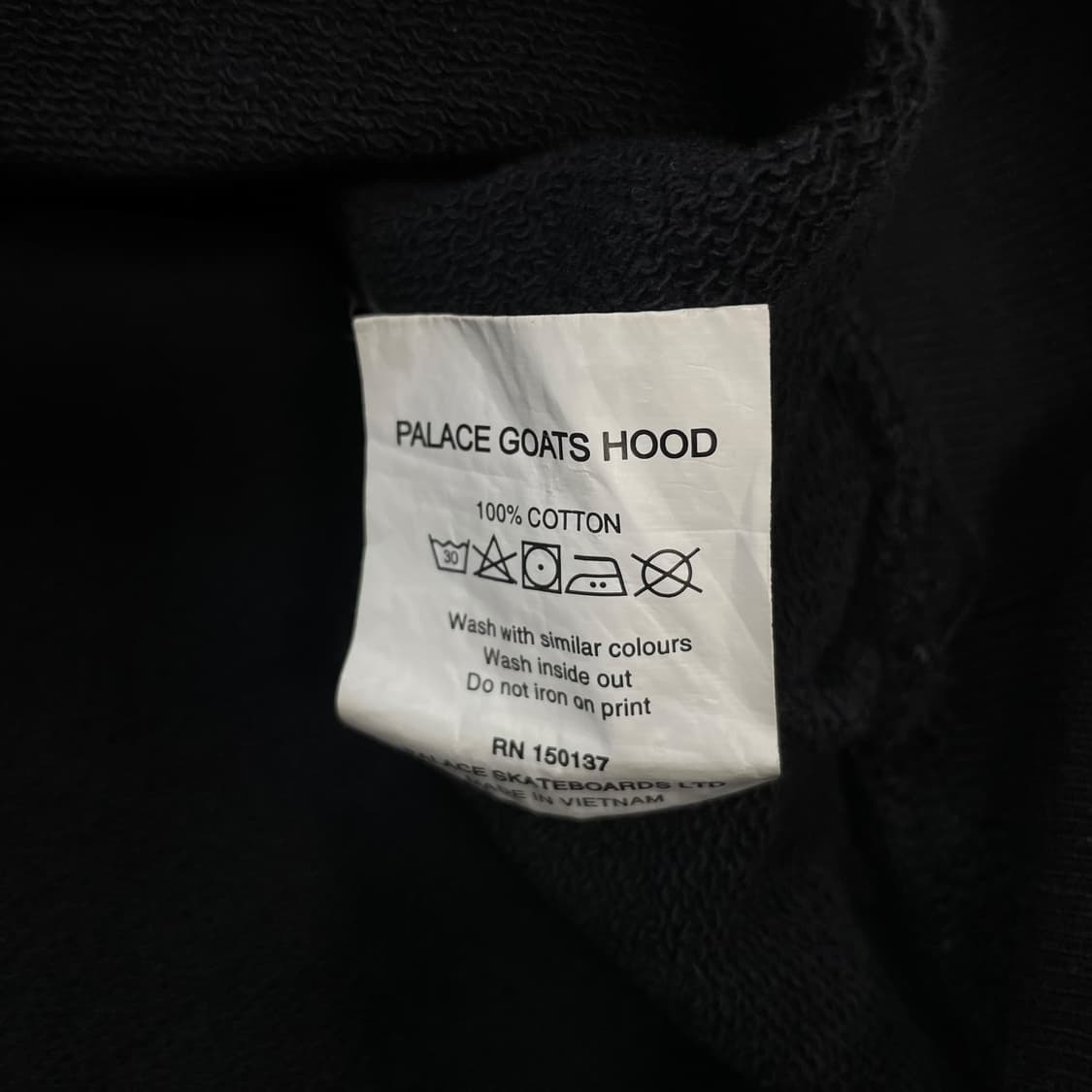 팔라스 Palace 22ss Goats 고트 후드티 블랙 상품이미지6