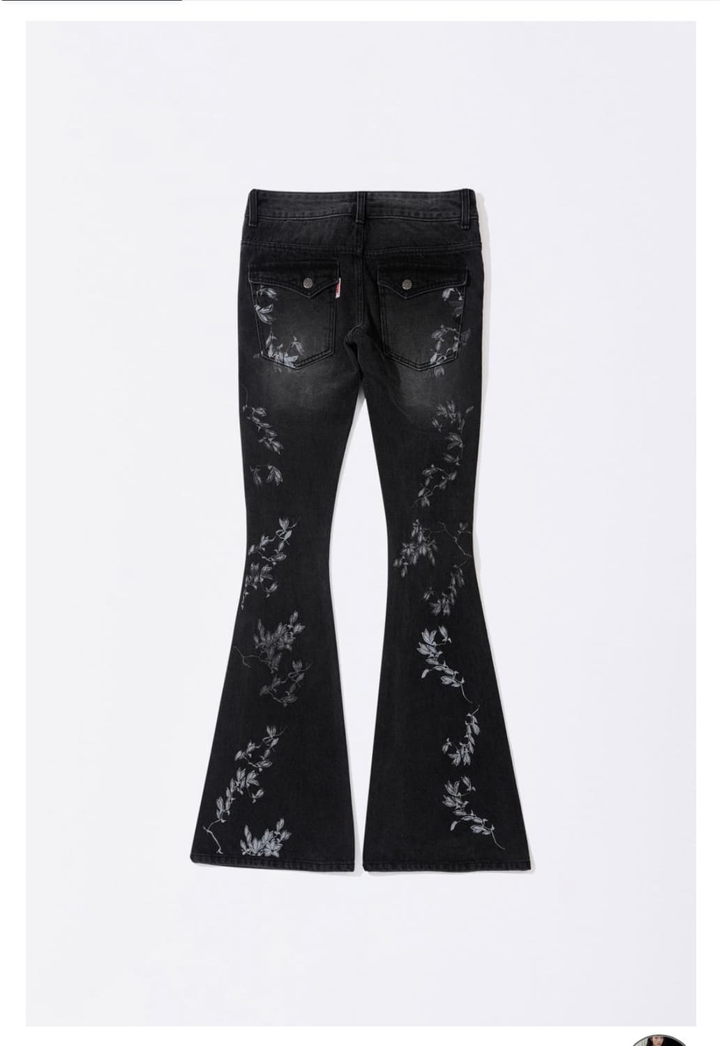 Sculptor flocking bootcut denim (S) 상품이미지4