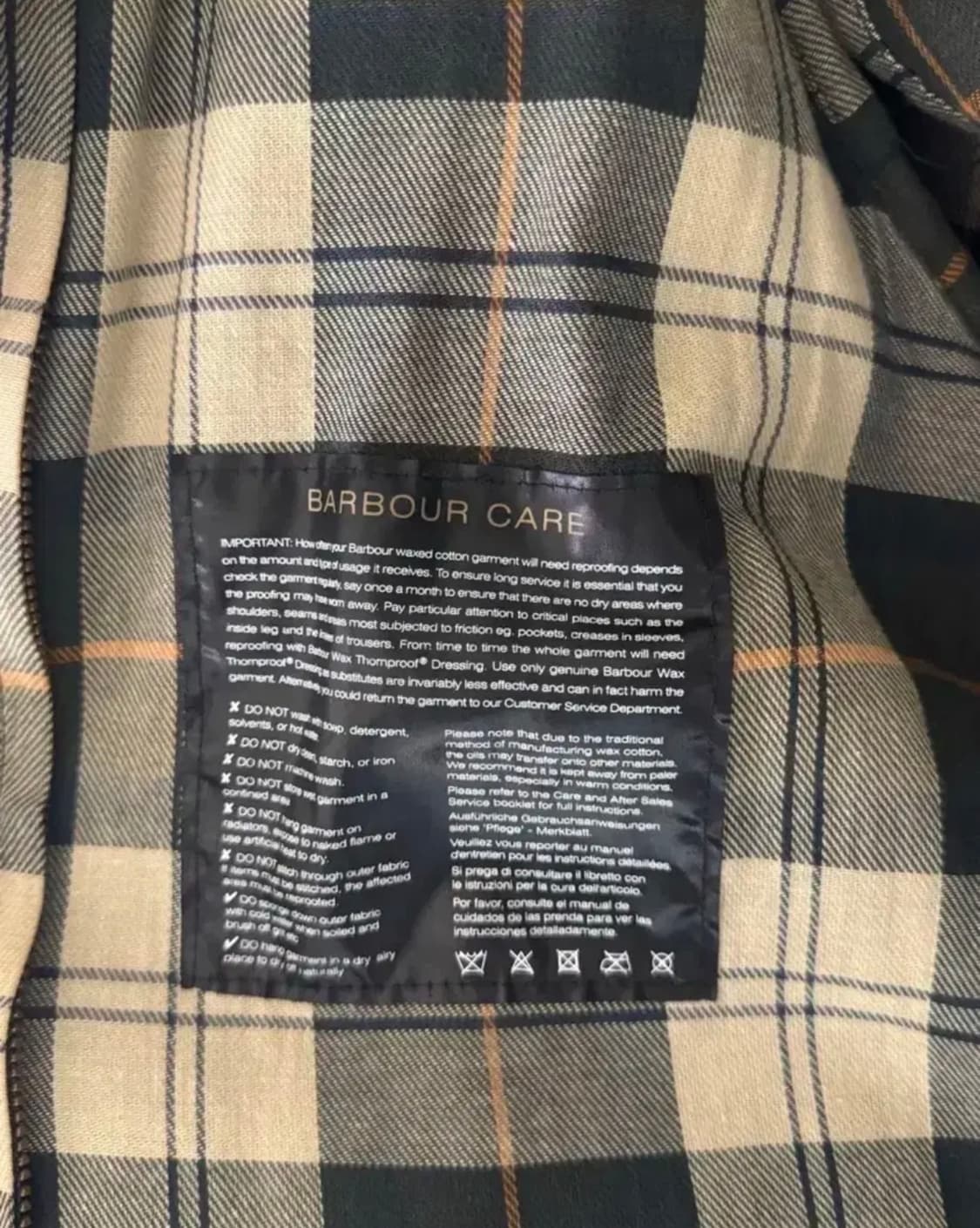 바버 뷰포트 왁스 자켓 c34 세이지 상품이미지3