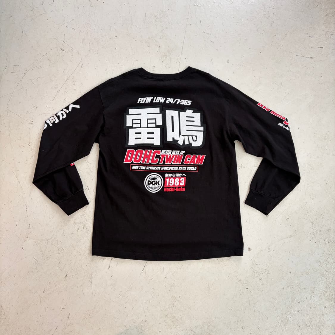 DGK 토요타 AE86 오피셜 빈티지 롱슬리브 M 상품이미지8