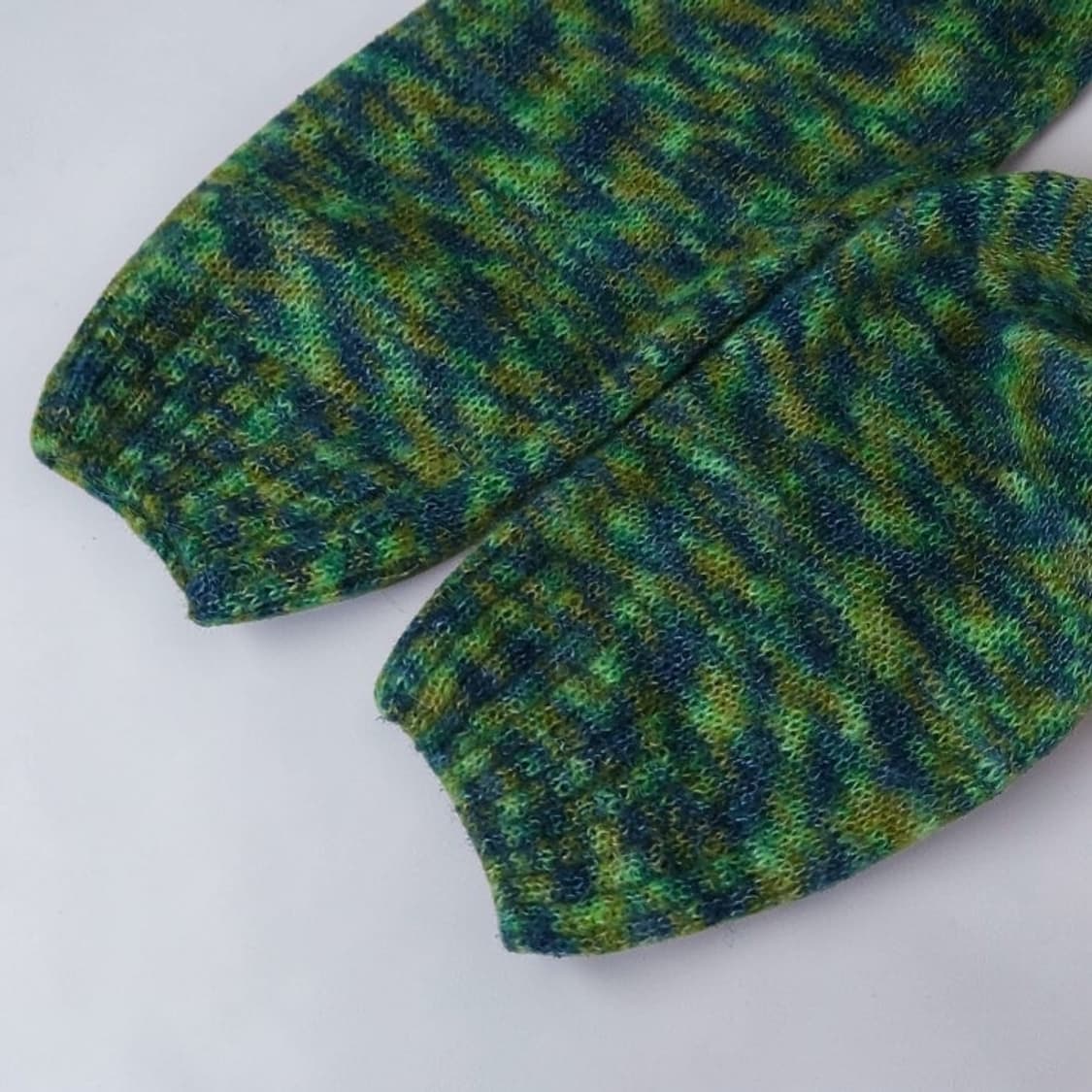 Gimaguas 기마구아스 모헤어 믹스 니트 그린 멀티컬러 L사이즈# 상품이미지5