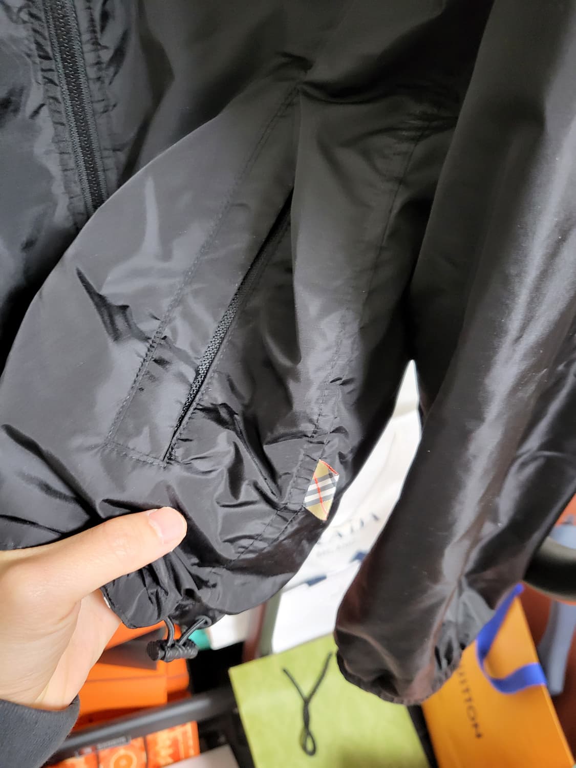 25SS 버버리 ekd 리버시블 체크 자켓 s 상품이미지5