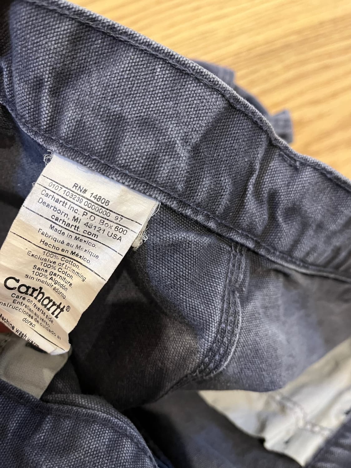 칼하트 빈티지 싱글니 카펜터 상품이미지6