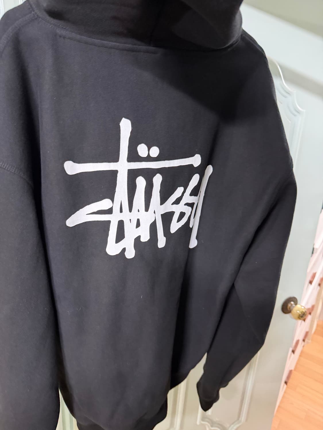 스투시 후드 블랙 XL 상품이미지2