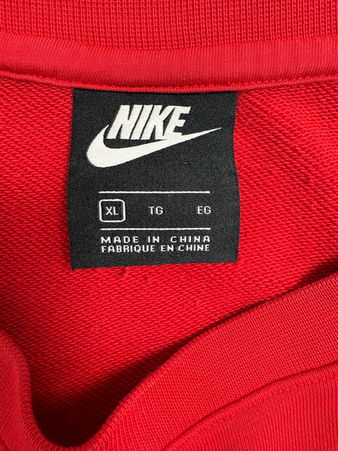 나이키 더블스우시 맨투맨 레드 상품이미지8