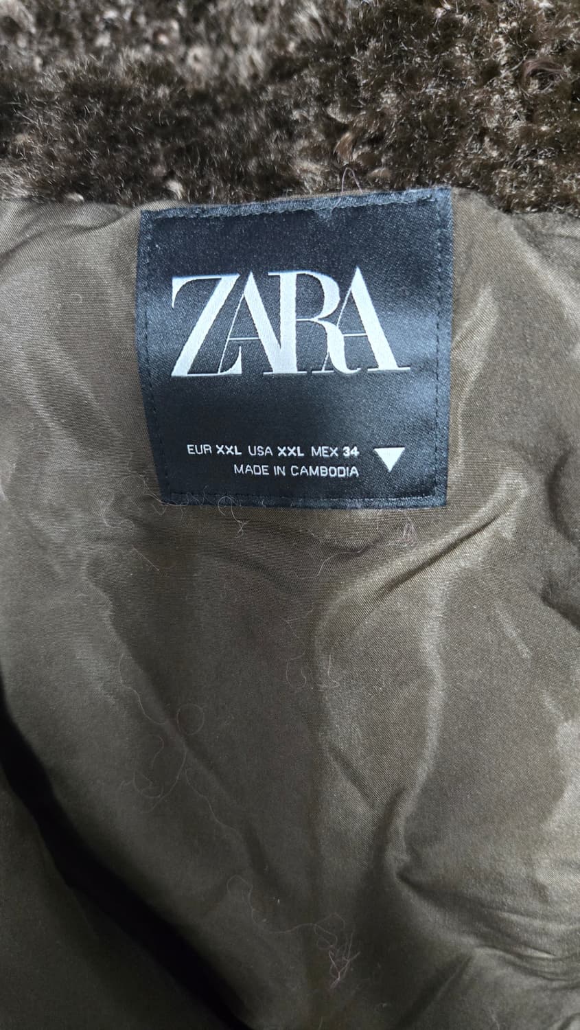 자라 더플 퍼자켓 브라운 상품이미지7