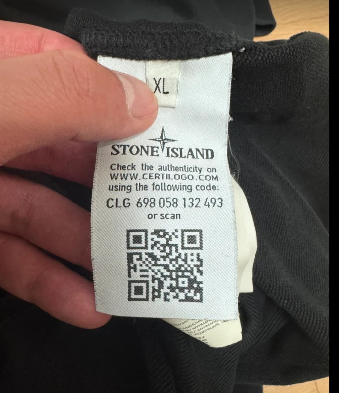 스톤아일랜드 맨투맨 XL검정 상품이미지3