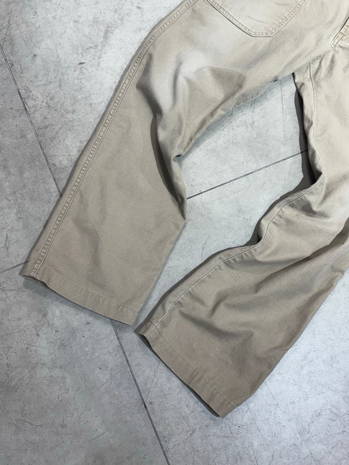 알파 인더스트리 베이지 카고 코튼 와이드 팬츠 상품이미지2