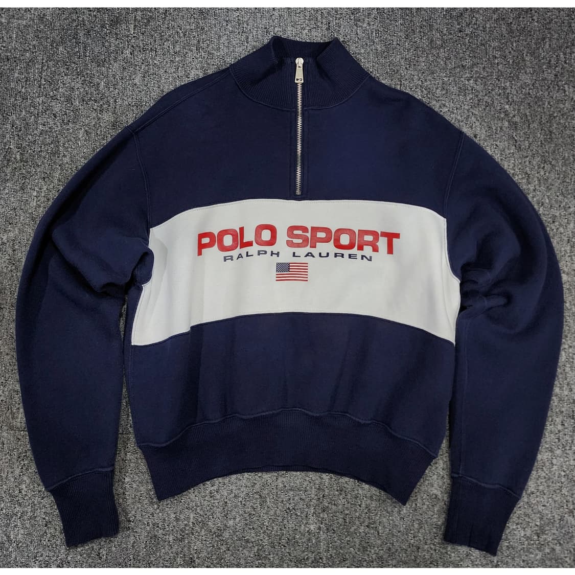 폴로 랄프로렌 폴로 스포츠 풀오버 하프집업 반집업 XS 상품이미지1