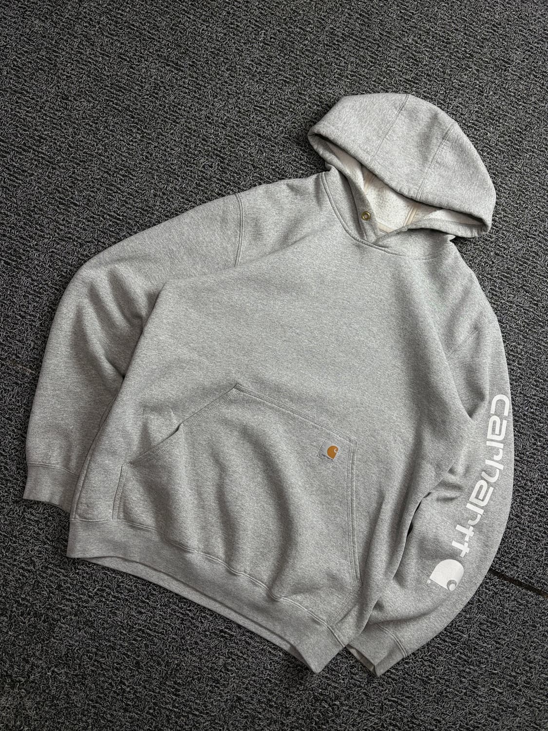 칼하트 스펠아웃 빅로고 헤비코튼 후드 티셔츠 2263 상품이미지1