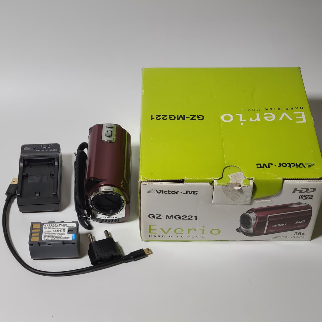 JVC GZ-MG 221 빈티지 캠코더 디카 디지털카메라 상품이미지2