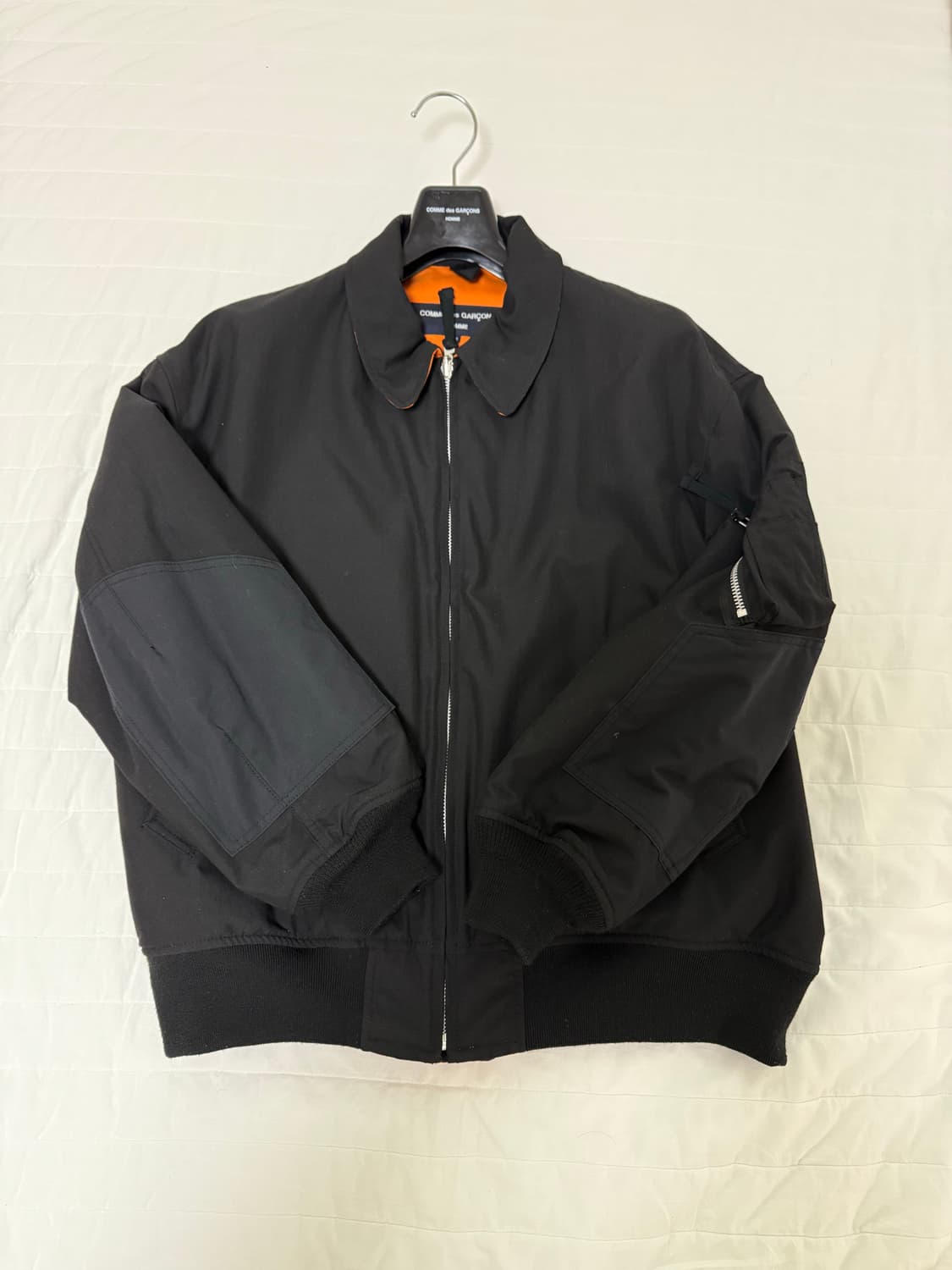 꼼데가르송 옴므 리버시블 울 봄버자켓 상품이미지3