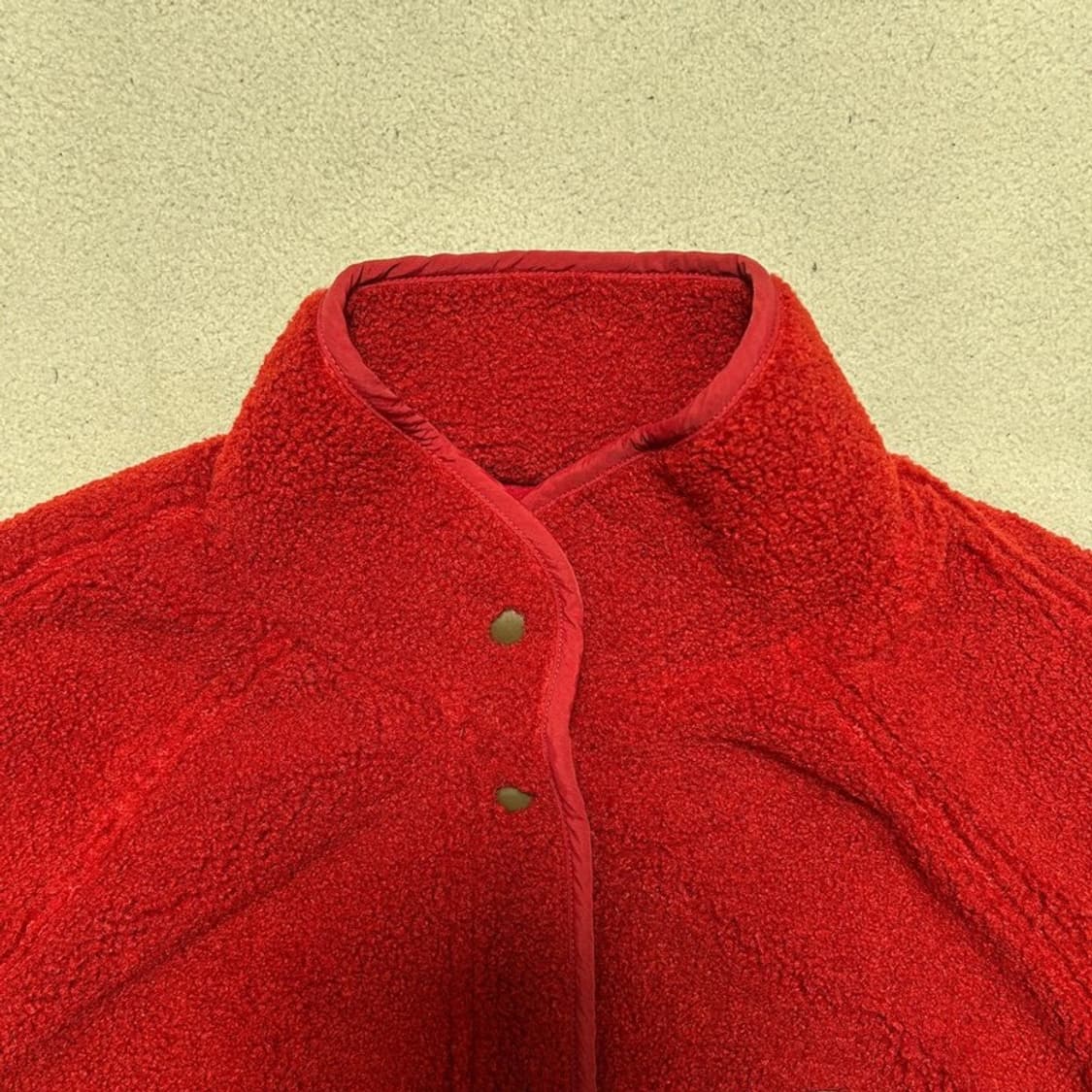 ORO 레드 플리스 자켓 M 상품이미지4
