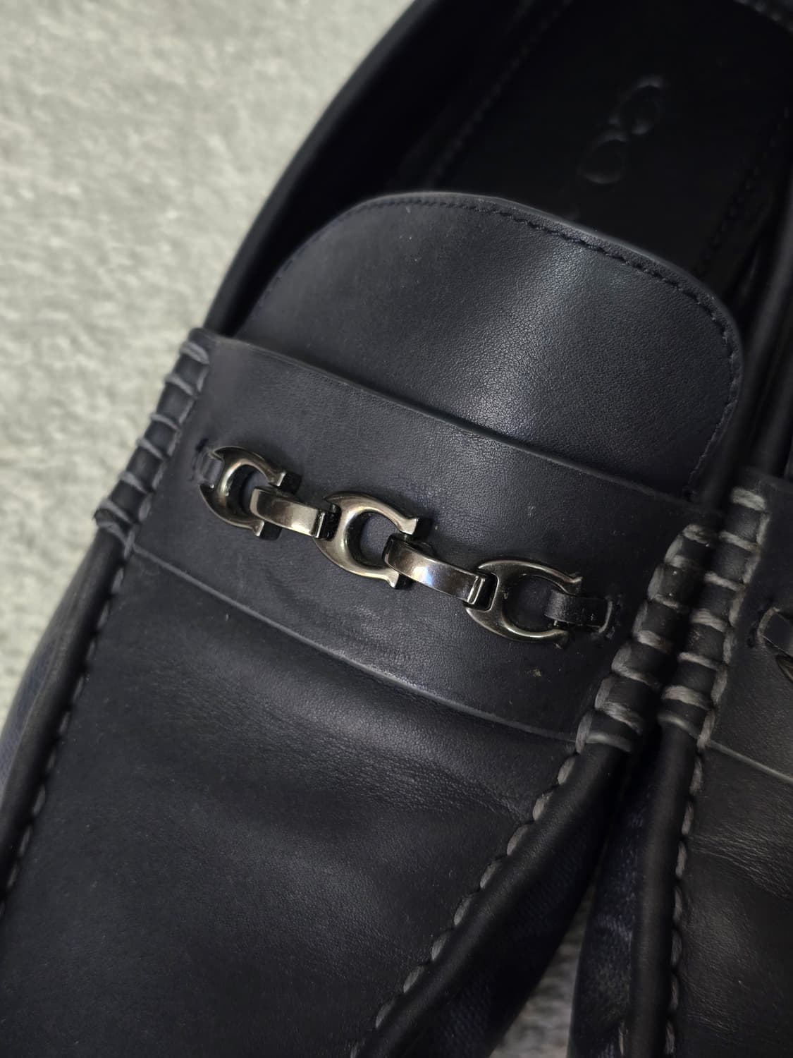 코치 Coach 시그니처 체인 드라이버 남성 로퍼 270size 상품이미지3