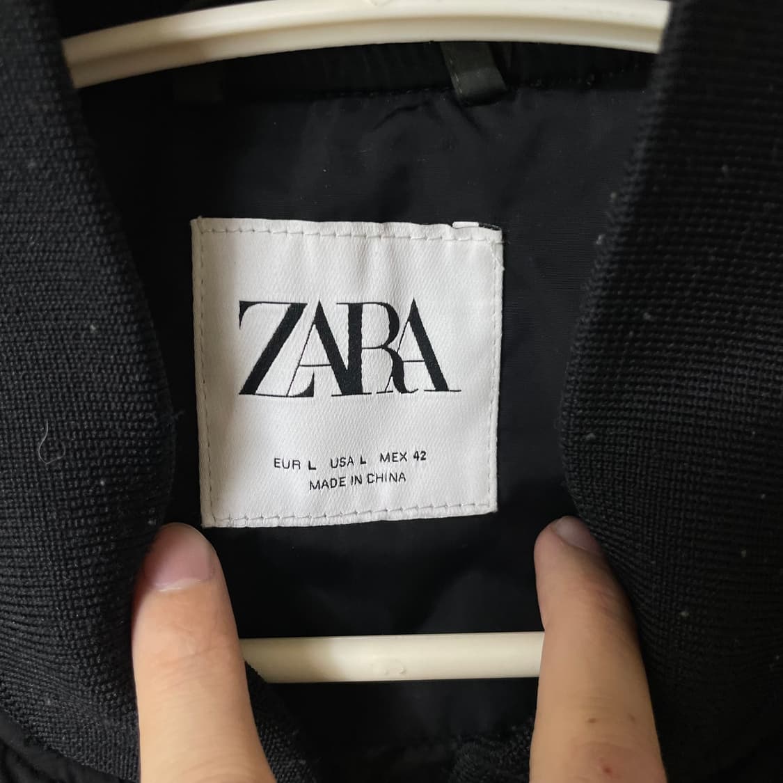 [ L ] 자라 남성 스탠다드 퀼팅 블루종 자켓 상품이미지4