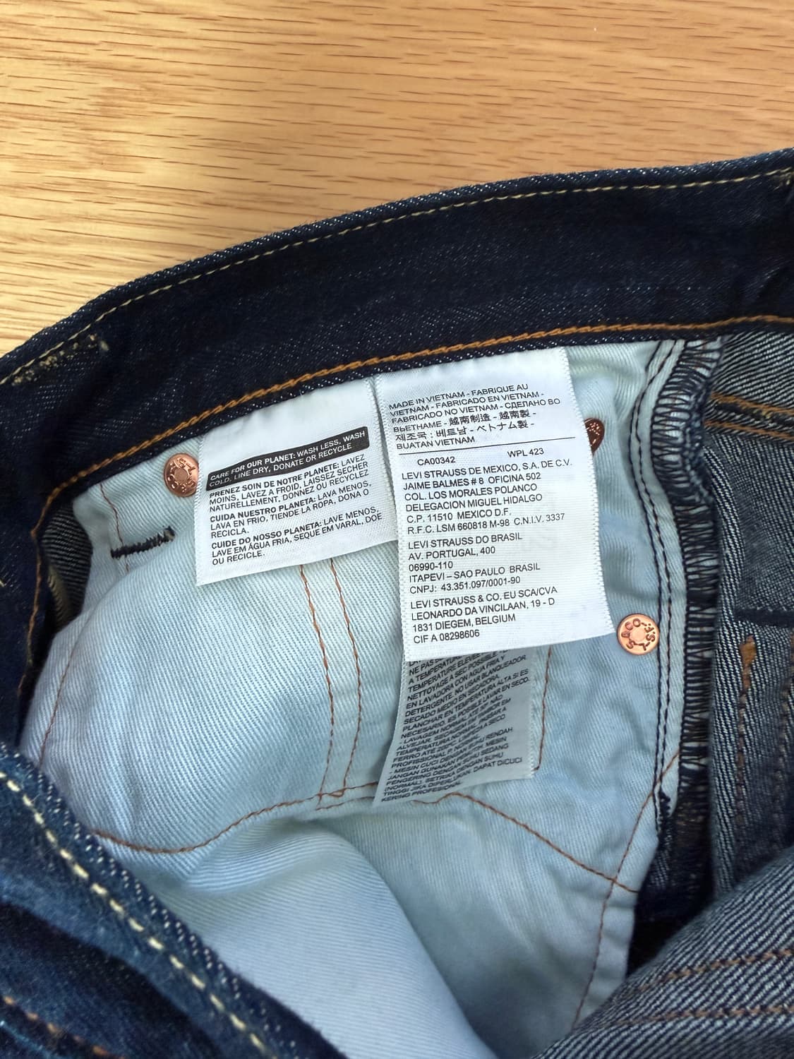 리바이스(Levi's) 505 데님 팬츠(기장 수선) 상품이미지8