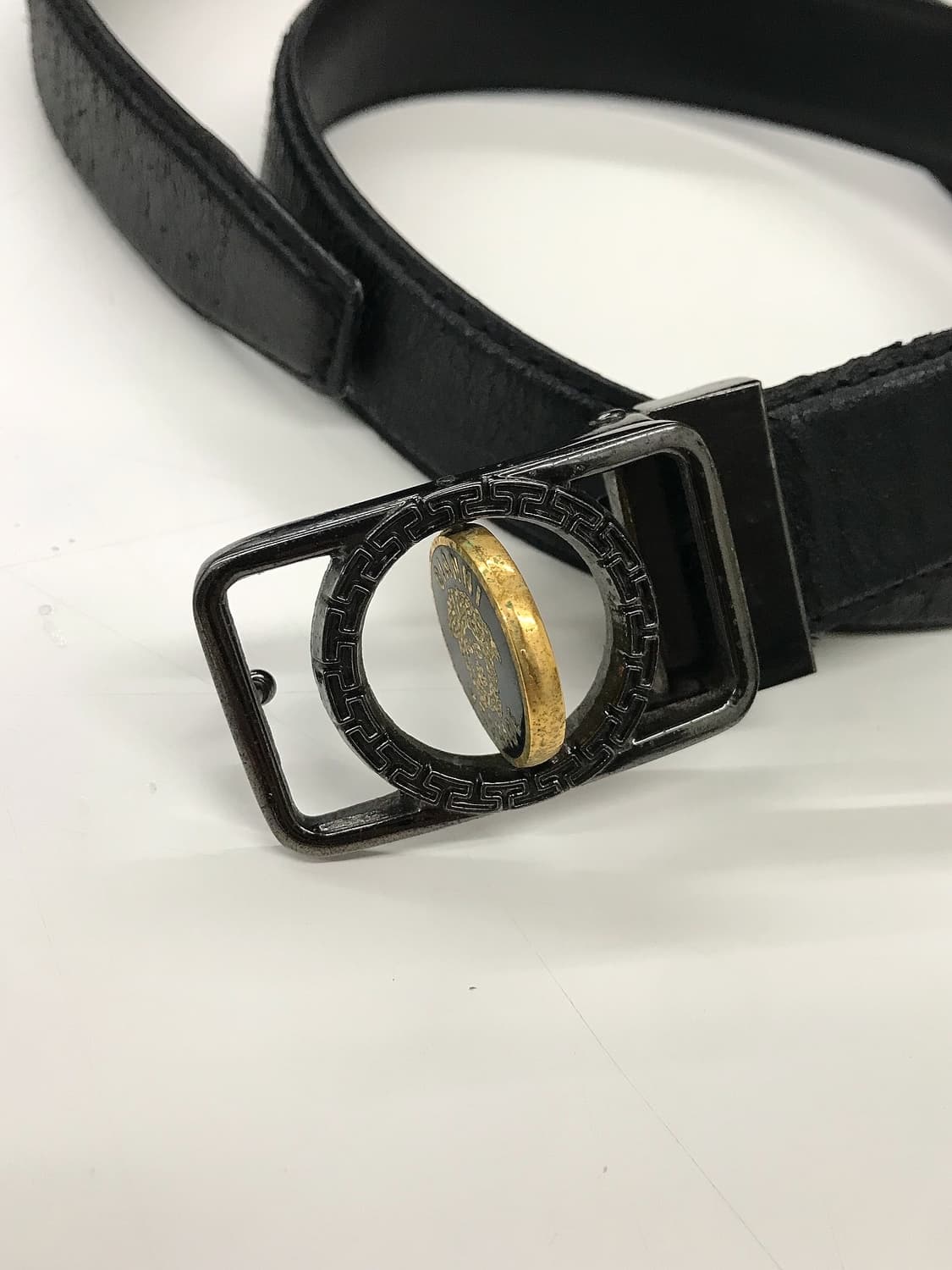 베르사체 메두사 레더 벨트 상품이미지3