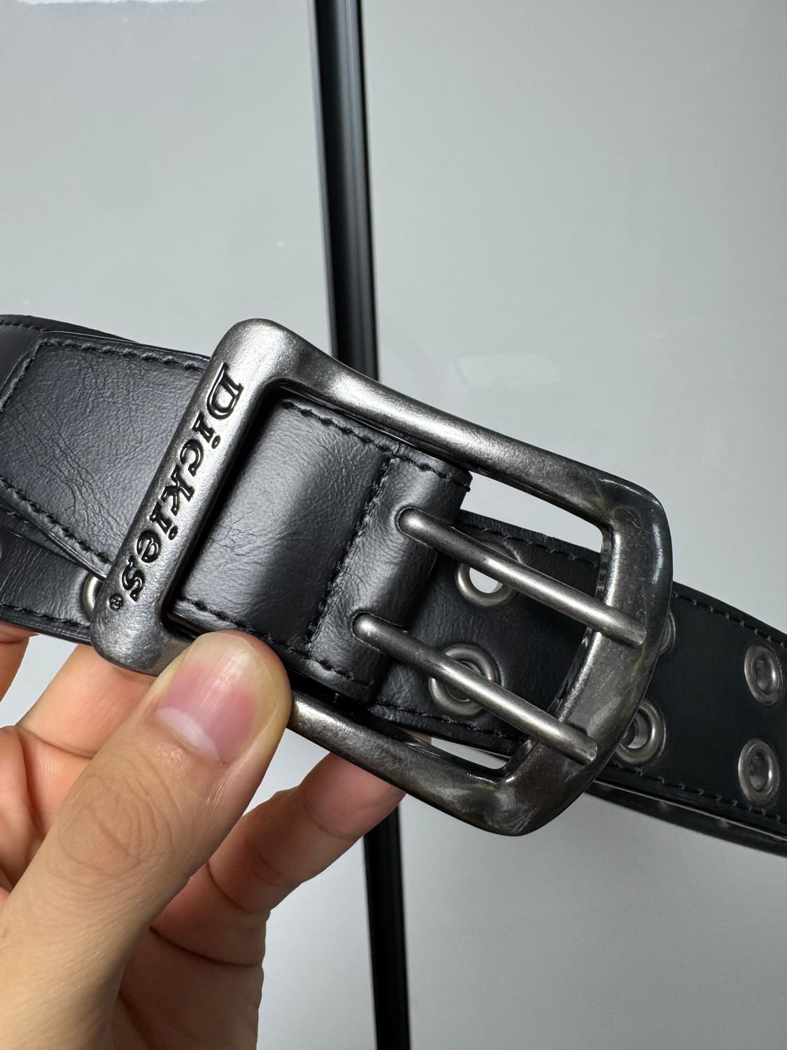 디키즈 재팬 더블 아일렛 벨트 블랙 상품이미지1