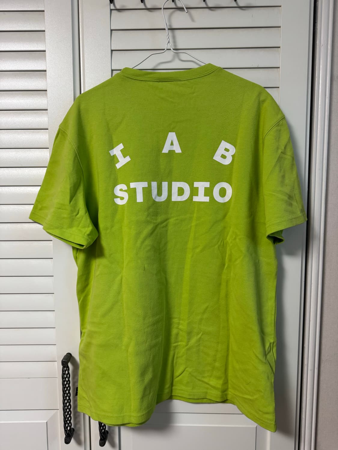 IAB Studio 아이앱스튜디오 티셔츠 라임 L 상품이미지2