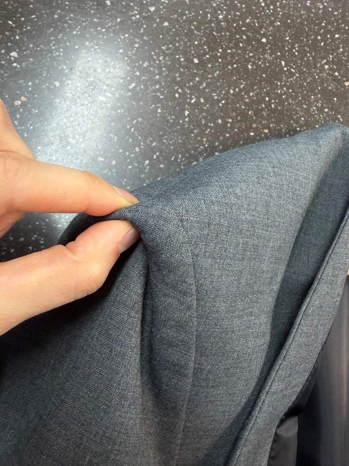 인사일런스 그레이 노카라 블레이저 자켓 M 상품이미지6