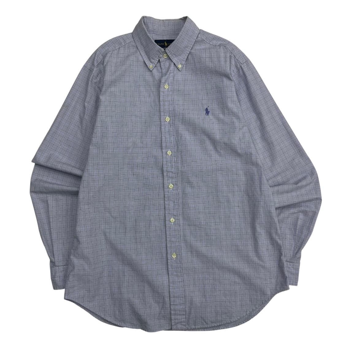 폴로 랄프로렌 연보라포니 연보라 체크 셔츠 M 상품이미지2