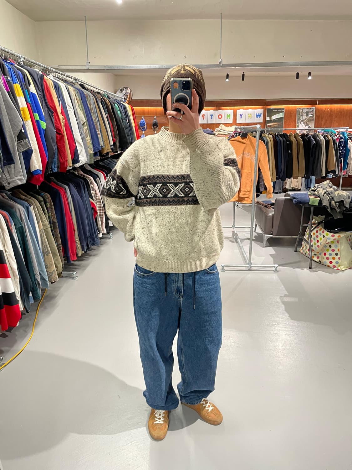 빈티지 울 니트 상품이미지2