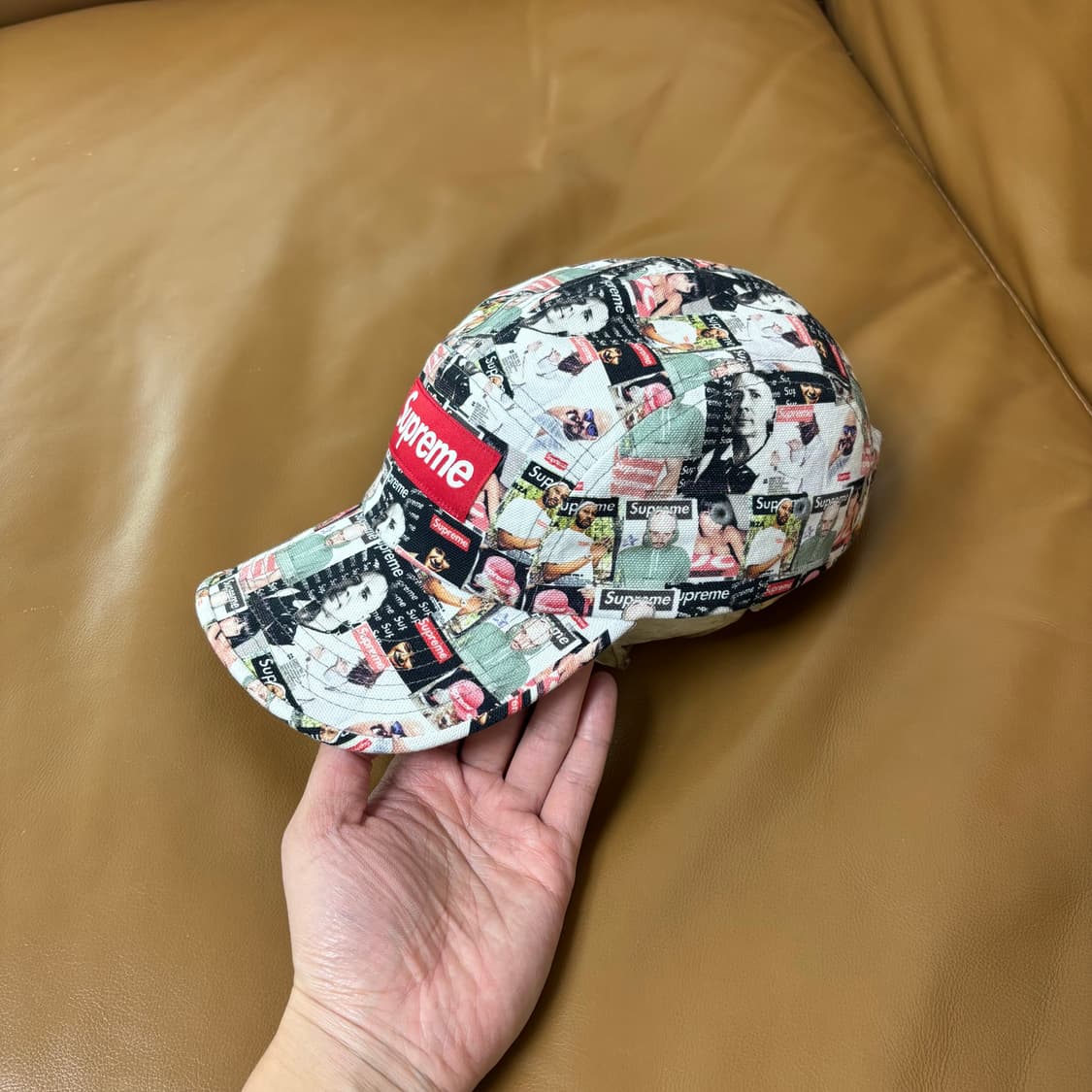 슈프림 캠프캡 모자 박스로고 포토 매거진 상품이미지4