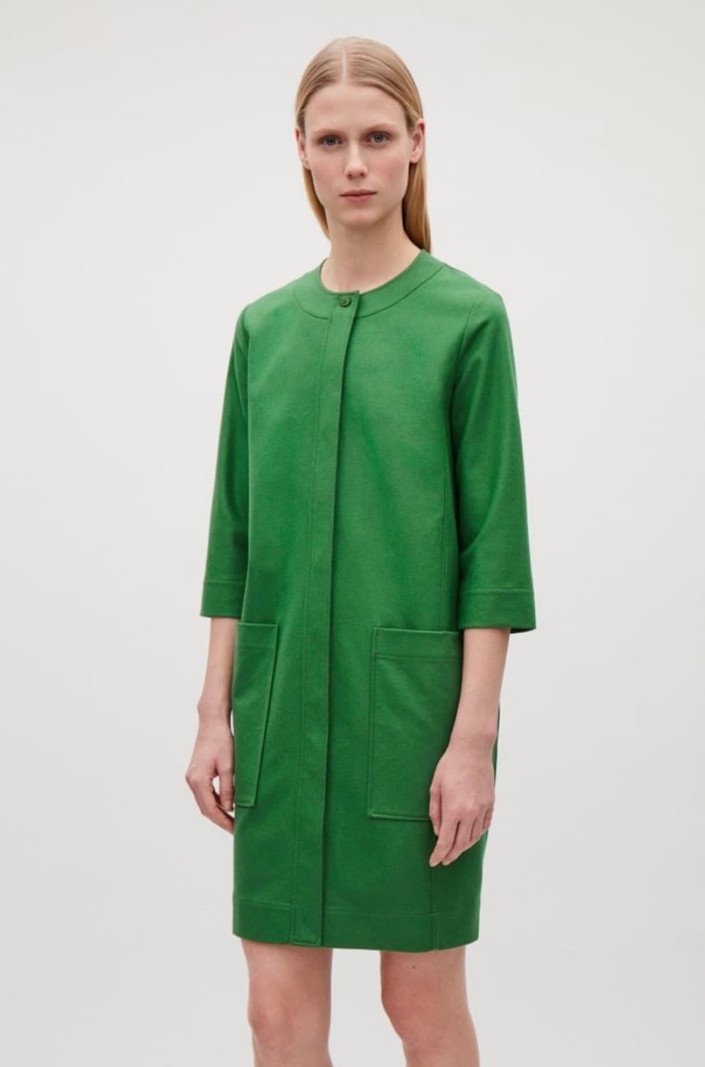 코스 cos 울 그린 원피스 상품이미지1