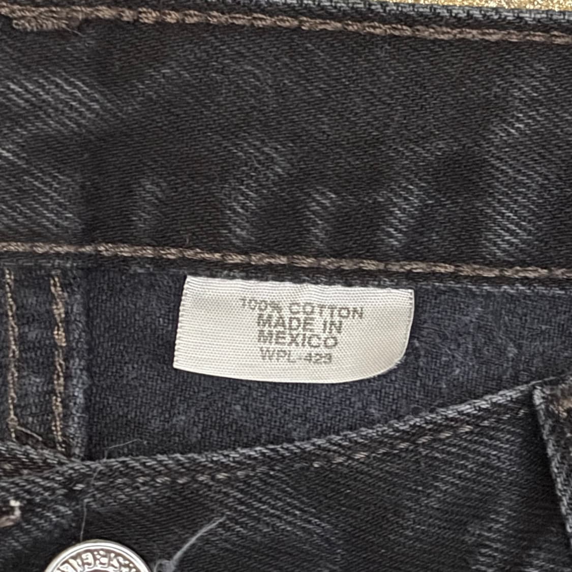 00s 미국 빈티지 리바이스 501 블랙진 청바지 상품이미지4