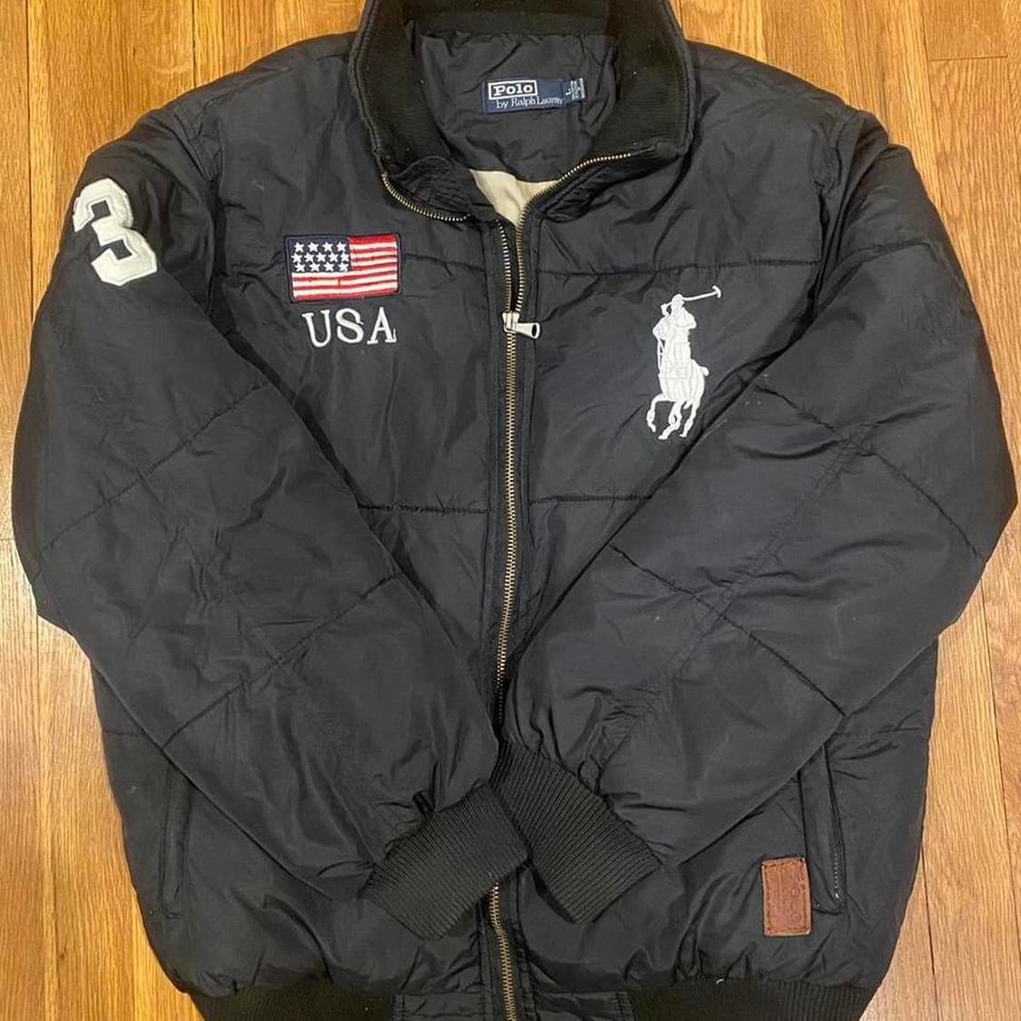 15FW 폴로 랄프로렌 USA 빅포니 패딩 자켓 네이비 상품이미지1