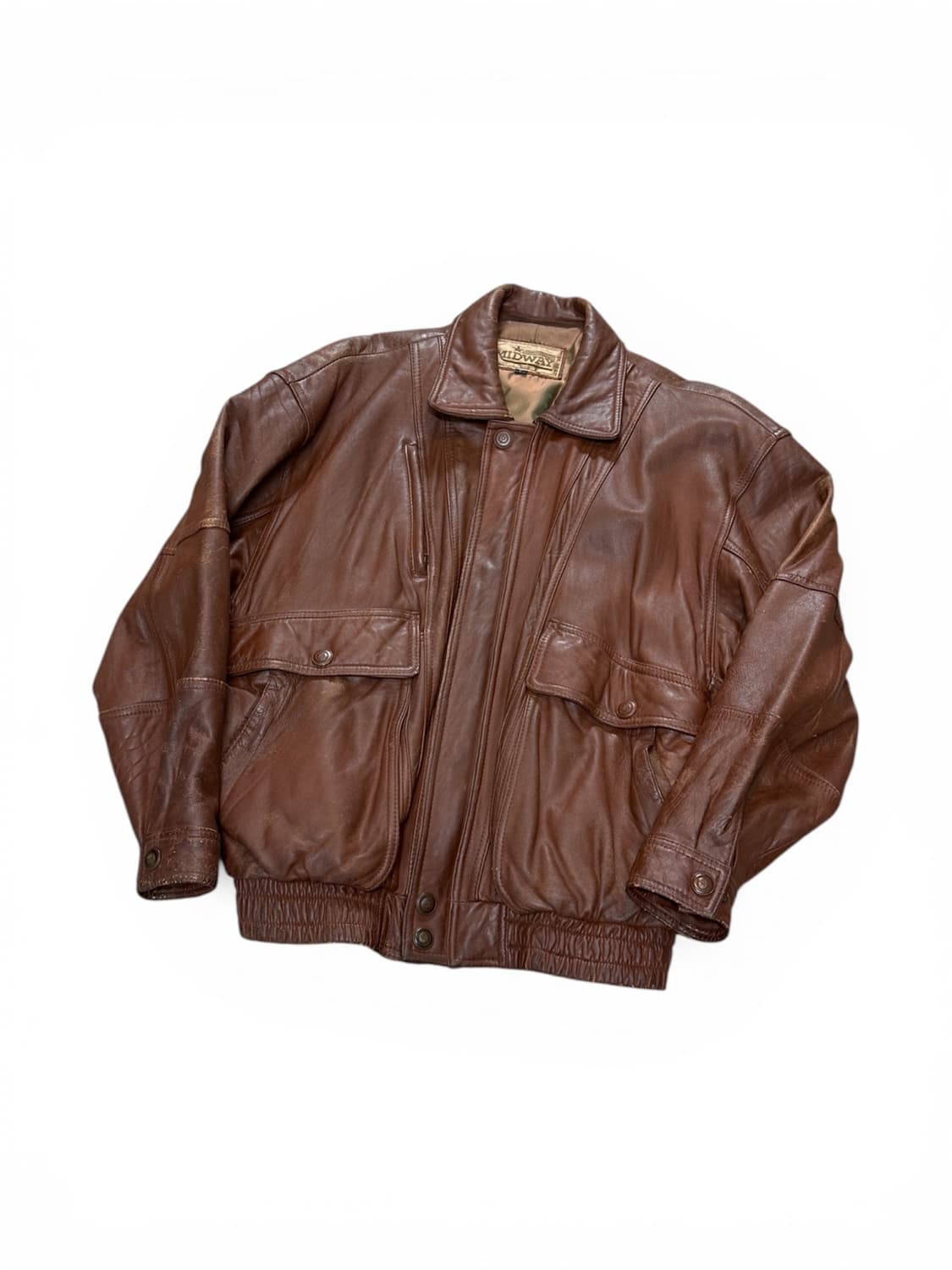 빈티지 가죽 자켓 상품이미지1