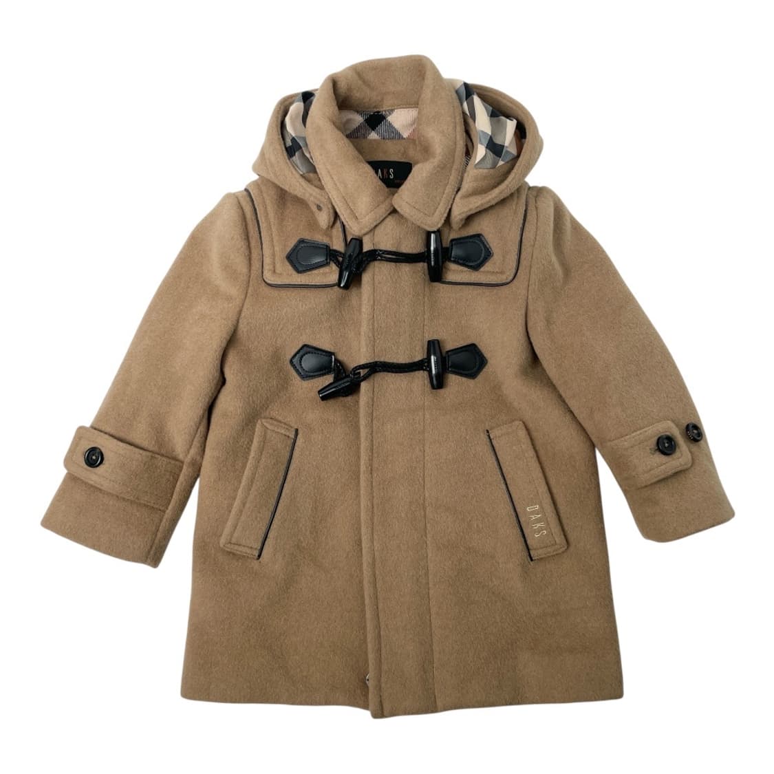 닥스 키즈 후드 더플 코트 브라운 100(3Y) 상품이미지1