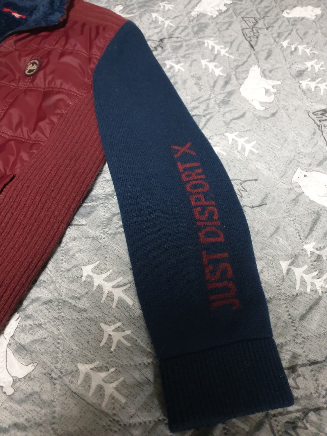 JDX 방풍 퍼 안감 패디드 니트 짚업 자켓 (105) 상품이미지2