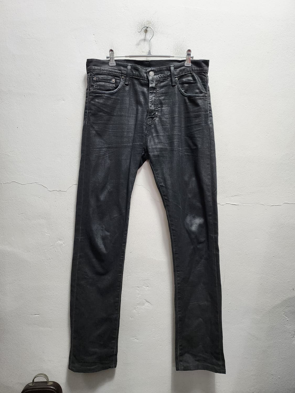 리바이스 508 블랙 코팅진 상품이미지2