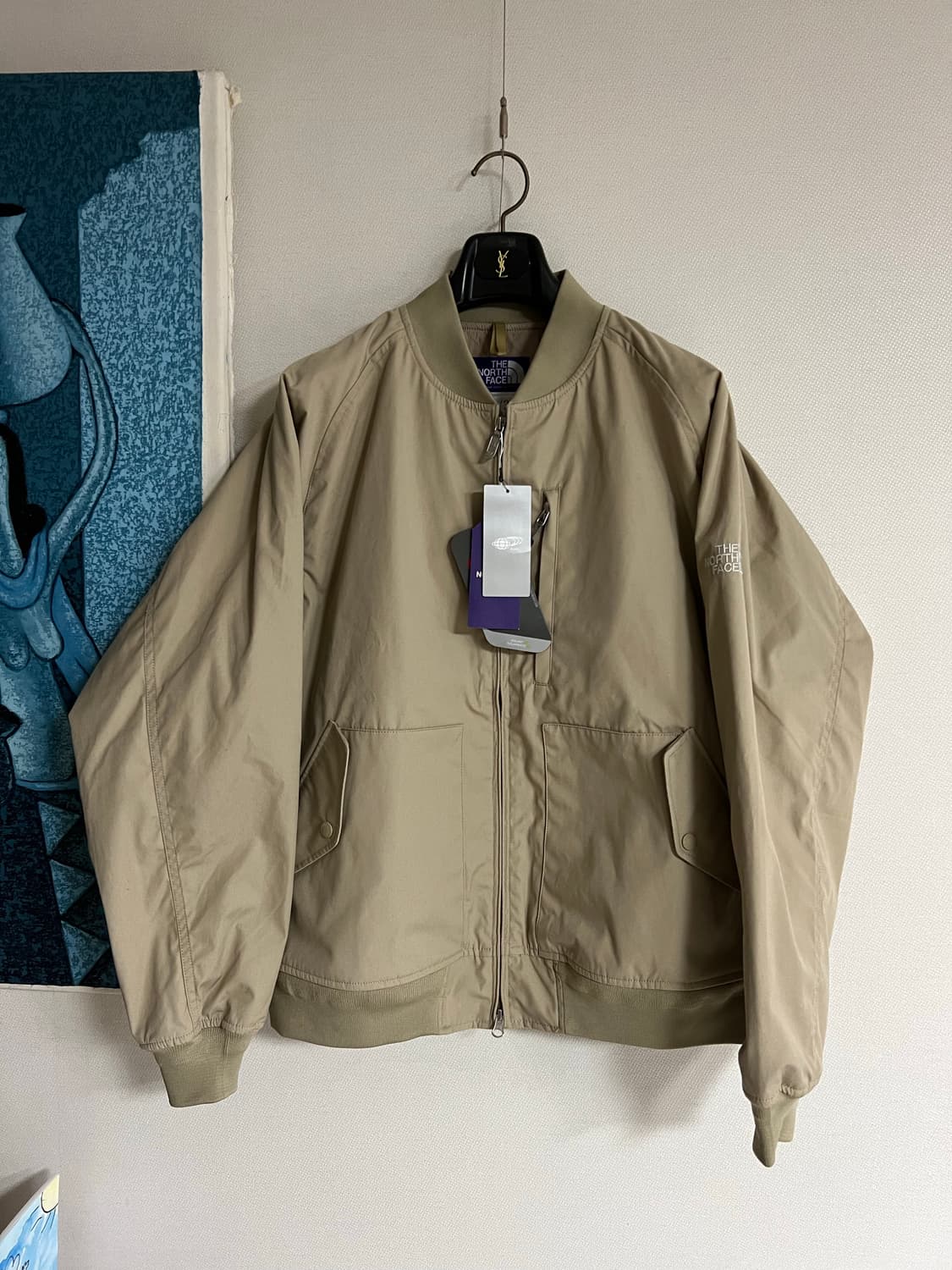 노스페이스 퍼플라벨 빔즈 별주 ma-1 누빔 자켓 XL 상품이미지1