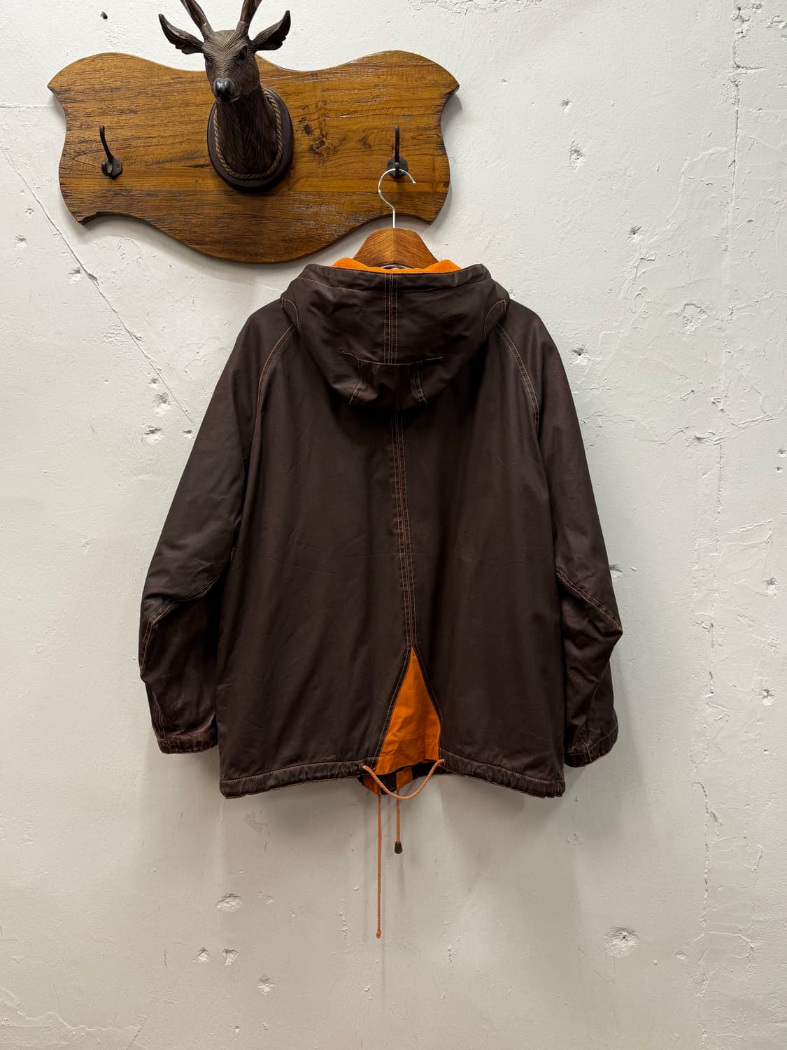 CHEVIGNON Contrast Panel Hooded Fleece-L 상품이미지5