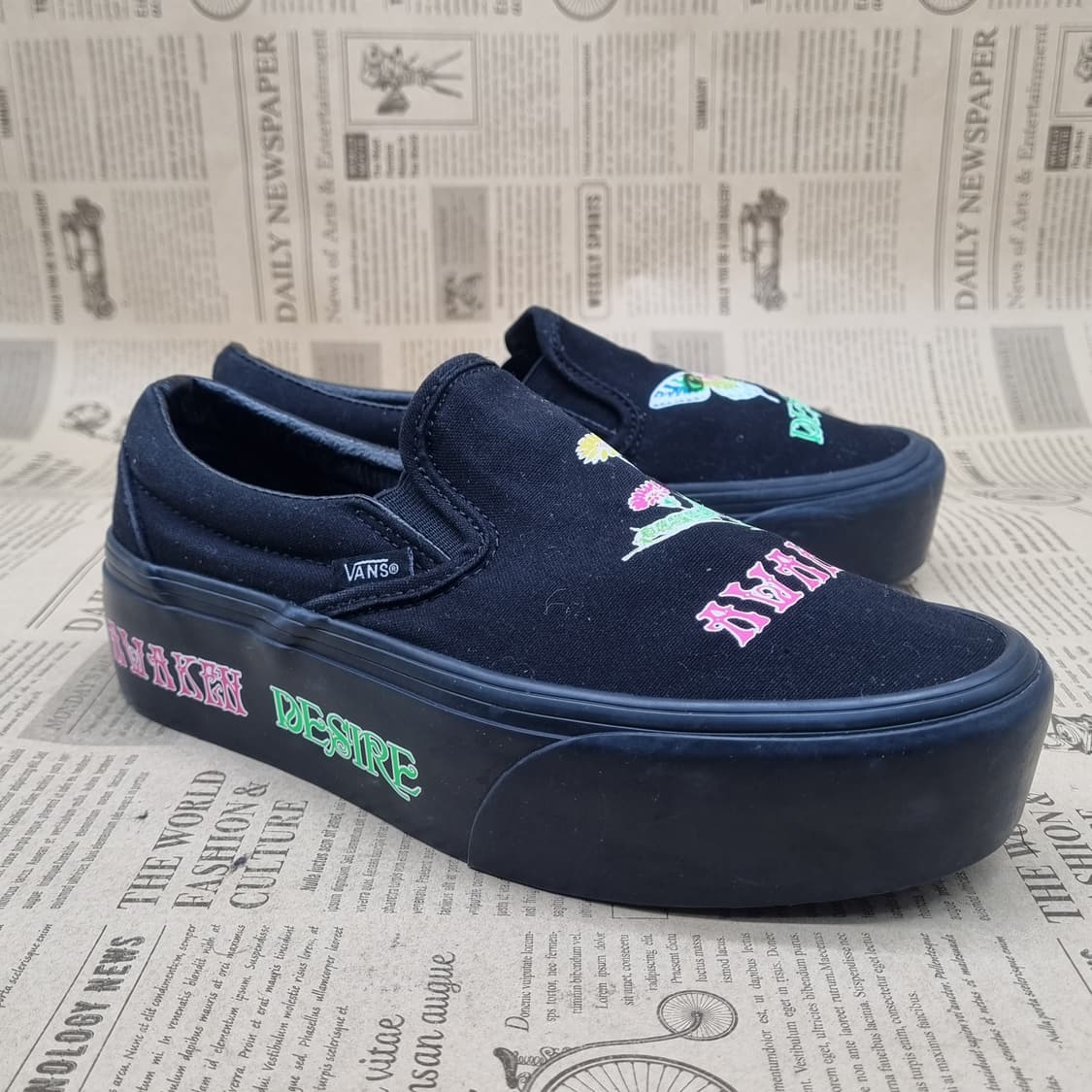 반스 스택폼 여성 슬립온 235 굽4 상품이미지1