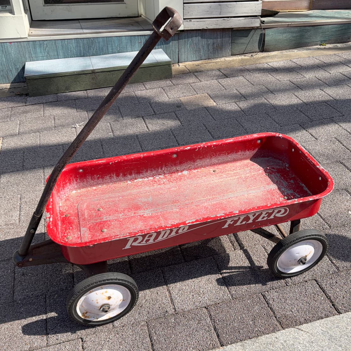 빈티지 소품 1960년 Radio Flyer 미국 철제 웨건 상품이미지4