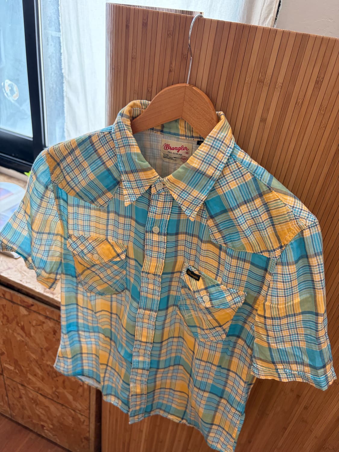 80s WRANGLER summer Shirt 상품이미지4