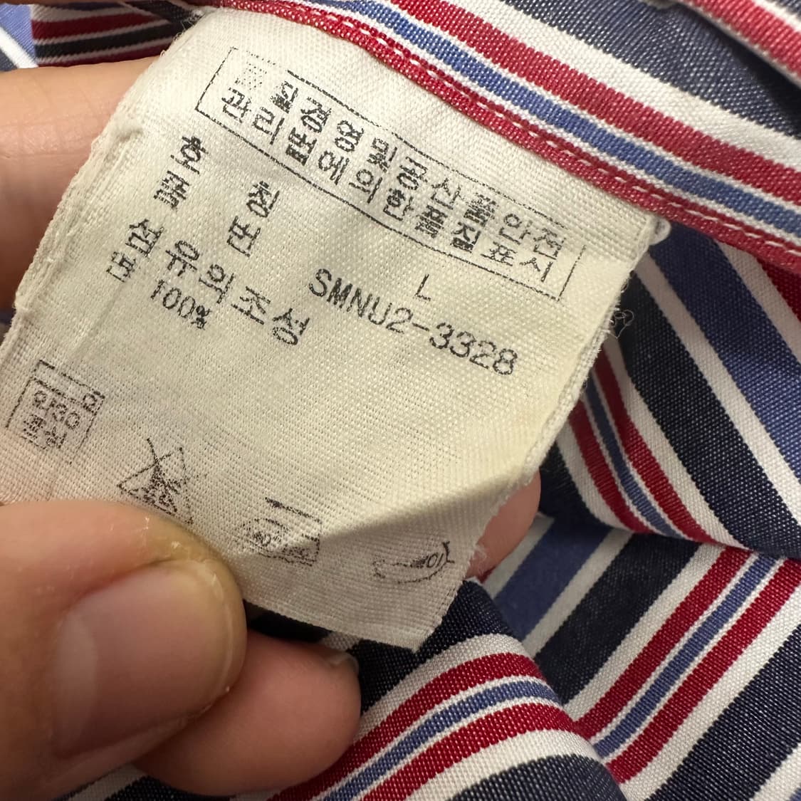 POLO 폴로 랄프로렌 스트라이프 반팔 셔츠 L 상품이미지8