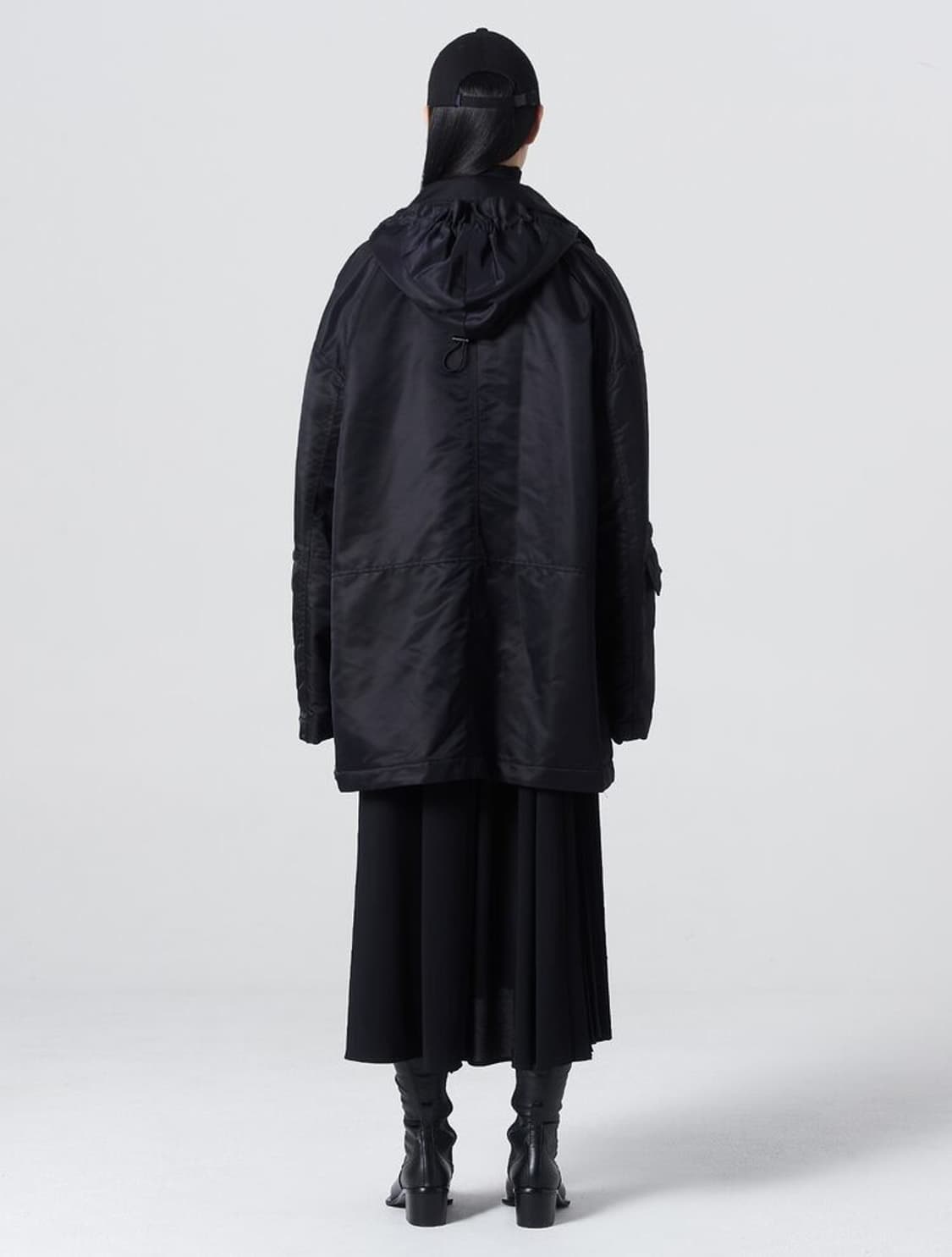 (새상품) 준지(Women) 후드 MA-1 미디 기장 점퍼 상품이미지4