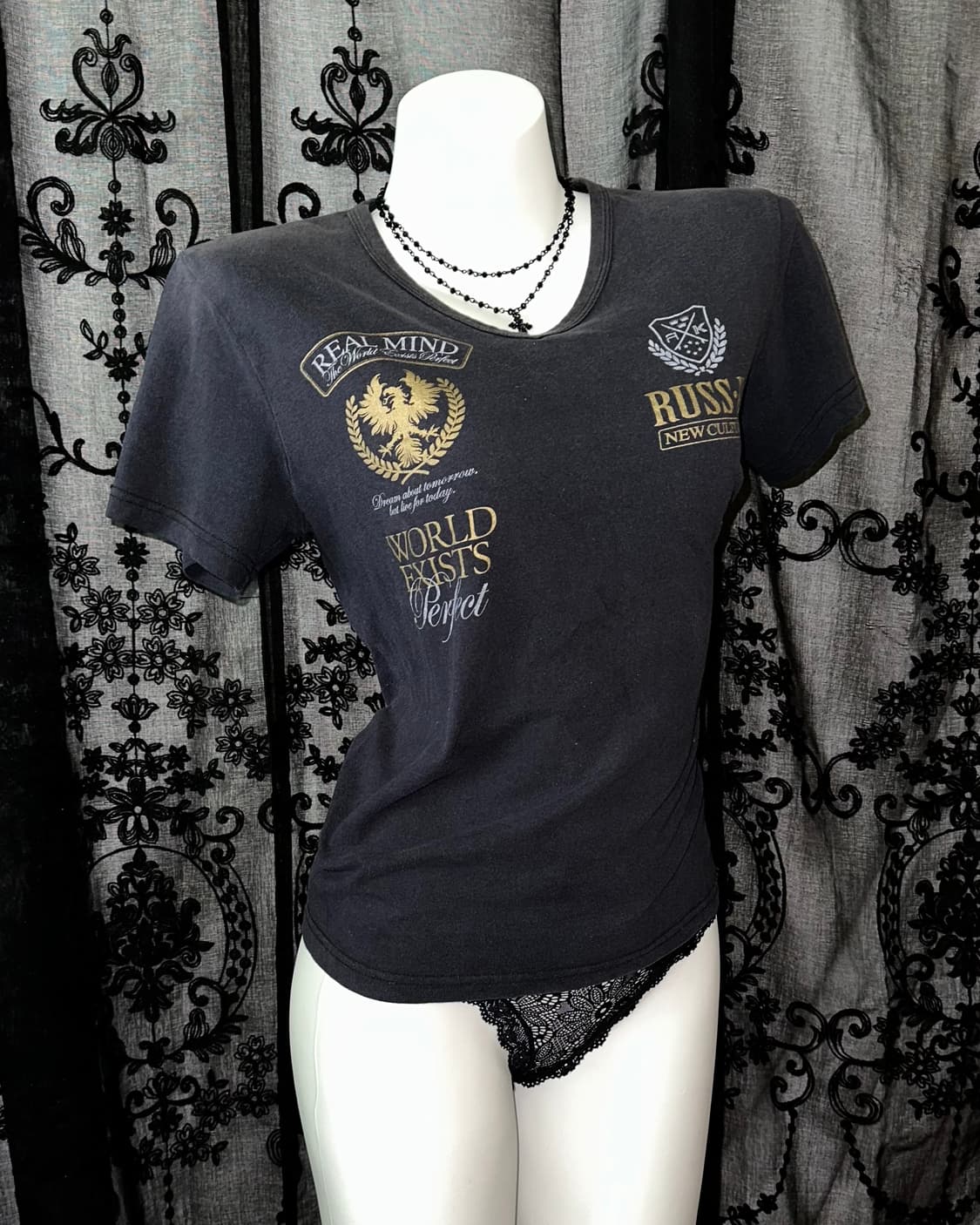 RUSS•K Gray + Gold Short-Sleeved 상품이미지3