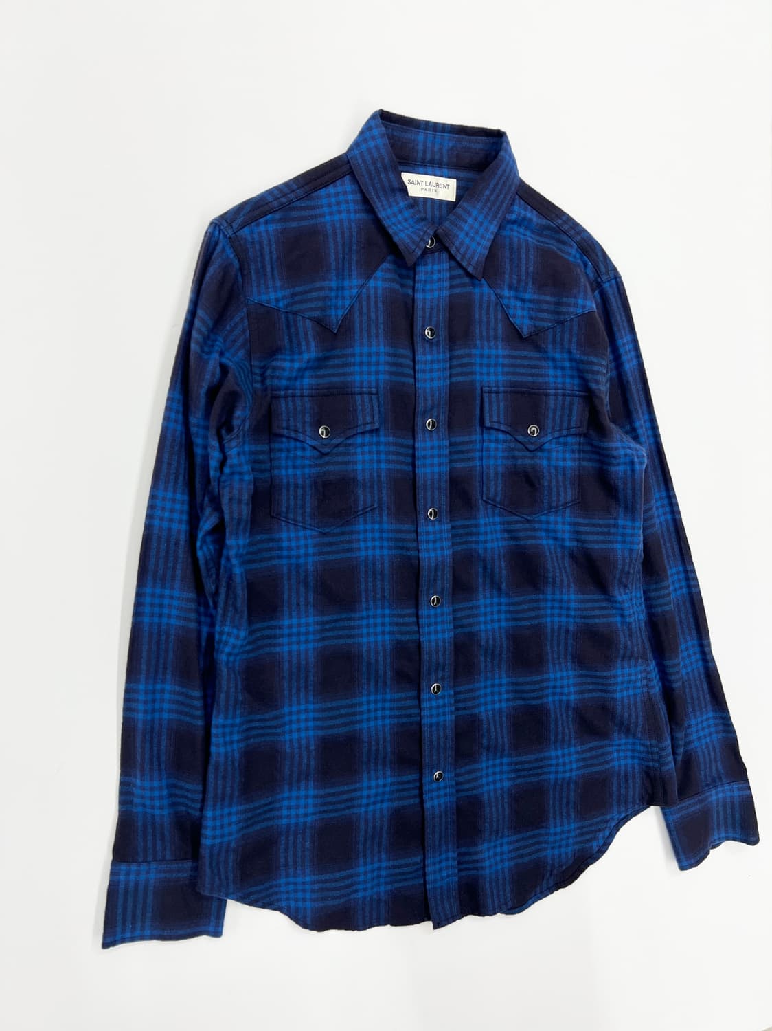 생로랑 플란넬 웨스턴 셔츠 상품이미지1
