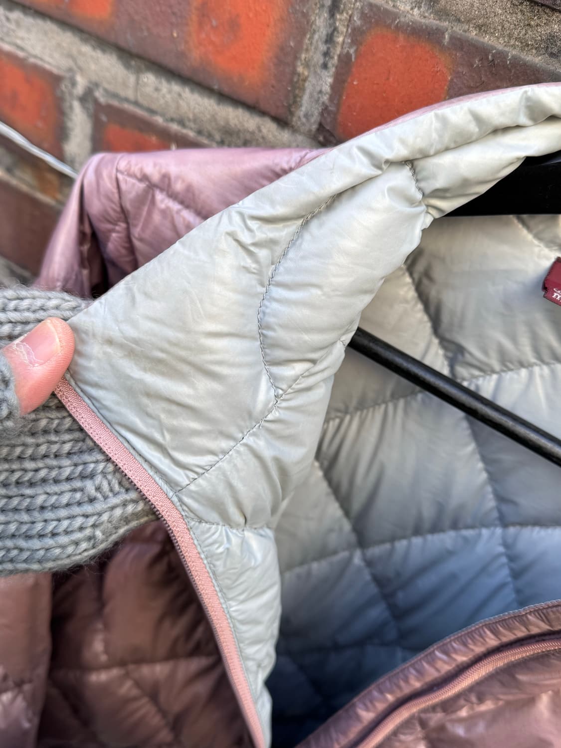 몽벨 재팬 퀼팅 구스다운 경량패딩 상품이미지6