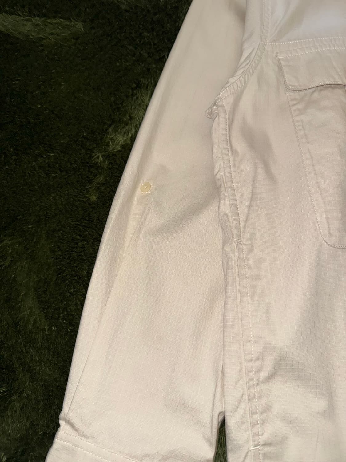 [XL] 스노우피크 재팬 TAKIBI SPEC 립스탑 셔츠 오프화이트 상품이미지4