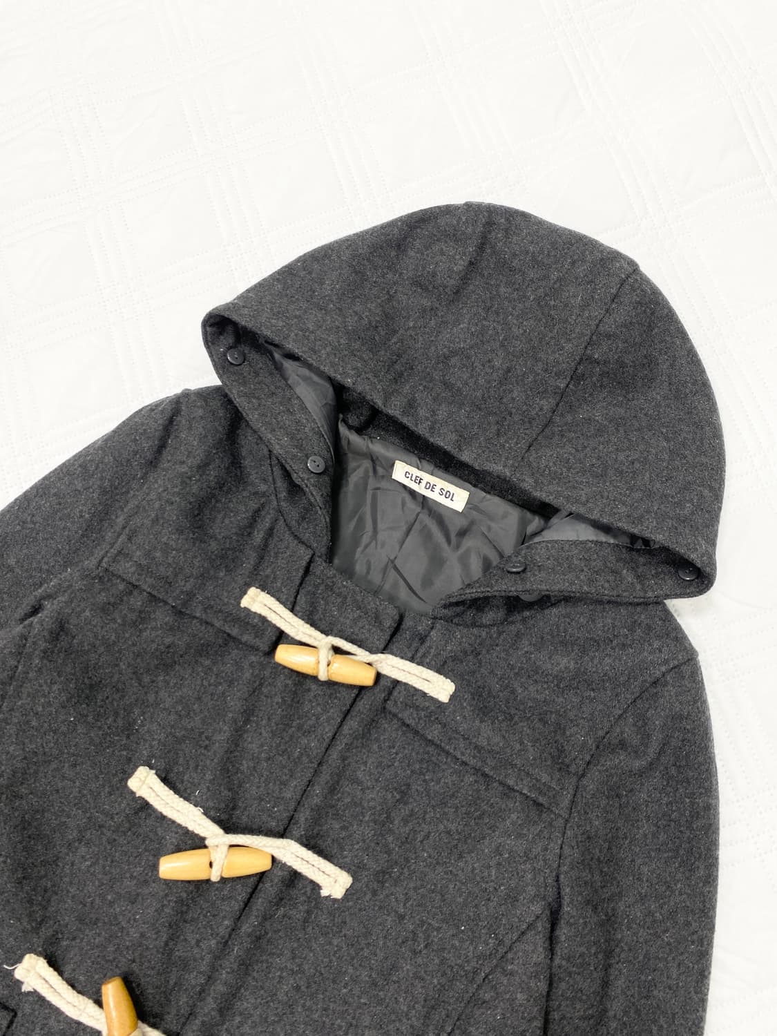 ꒰ঌ 도쿄걸 차콜 떡볶이 코트 ໒꒱ 상품이미지4