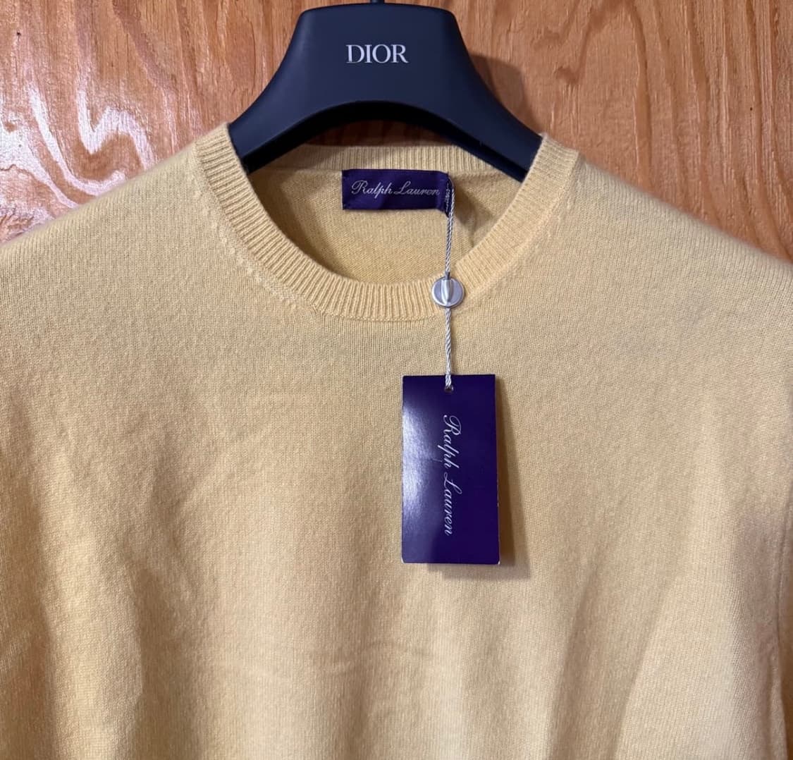 랄프로렌 퍼플라벨 캐시미어 크루넥 니트 상품이미지7